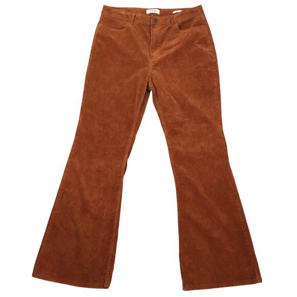 Vintage Wrangler Corduroy Pant Flare Bootcut Womens 16x32 Retro Burnt Orange - Picture 1 of 7